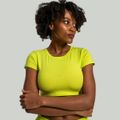 Dámske tričko Essential CropTop Chartreuse - STRIX, veľkosť M, veľkosť oblečenia M
