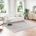 vidaXL Koberec do interiéru LUGO Krémová 240 x 240 cm Polyester