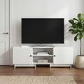 vidaXL TV skrinka 150 x 31 x 50 cm Biela s vysokým leskom