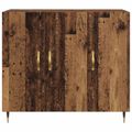 vidaXL Servírovacia skriňa Staré drevo 90 x 34 x 80 cm