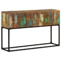 vidaXL Konzolový stolík 120x30x75 cm masívne recyklované drevo