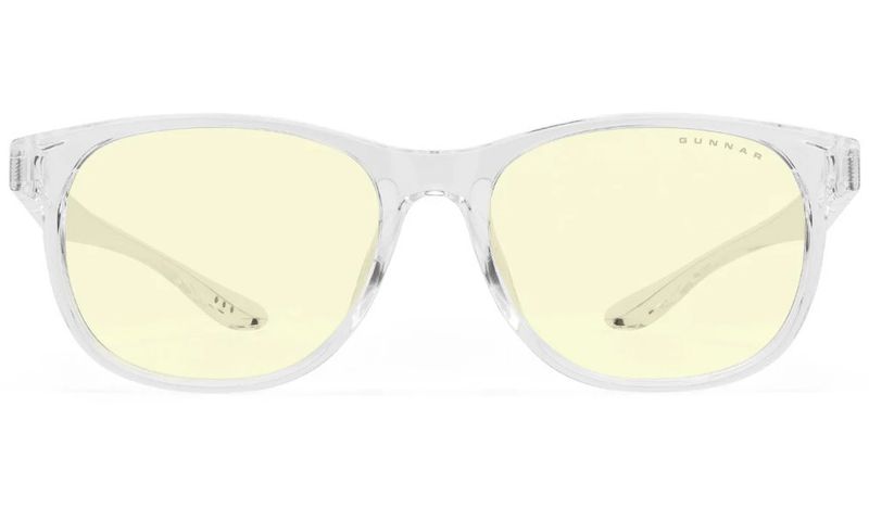 GUNNAR kancelárske/hermé okuliare RUSH KIDS LARGE (8-12) CRYSTAL jantárové sklá BLF 65 NATURAL focus