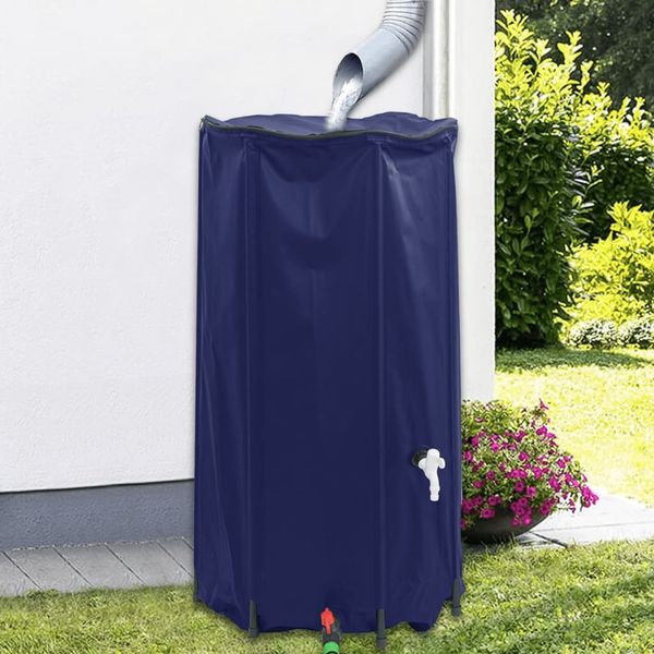 vidaXL Nádrž na vodu s kohútikom skladacia 100 L PVC