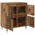 vidaXL Servírovacia skriňa Staré drevo 60 x 35 x 70 cm