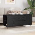 vidaXL Konferenčný stolík Čierny dub 102 x 44,5 x 50 cm