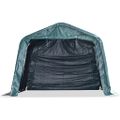 vidaXL Odnímateľný prístrešok pre dobytok PVC 550 g/m², 3,3x3,2 m, zelený