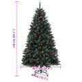 vidaXL Umelý vianočný stromček 150 LED 150 cm