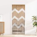 vidaXL Dverová záclona proti hmyzu rôzne farby 200 x 90 cm Bambus