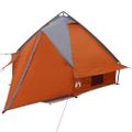 vidaXL Teepee stan pre 4 osoby 4 osoba Šedá a oranžová