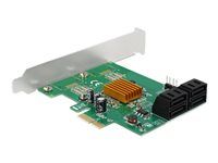 Radič úložiska - 4 Kanál - SATA 6Gb/s - PCIe 2.0 x1