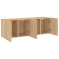 vidaXL TV skrinky nástenné 2 ks dub sonoma 60x30x41 cm