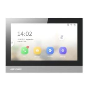 Hikvision 7" IP bytový dotykový monitor; Wi-Fi; PoE