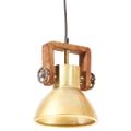 vidaXL Industriálna závesná lampa 25 W mosadzná 19 cm okrúhla E27