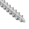 vidaXL Skrutka 2 ks Strieborná 9,8 x 35 mm Železo