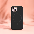 Silicone Thin Mag case for iPhone 16e / 17e black