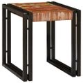 vidaXL Hniezdiaci stôl 3 ks Hnedá a čierna 82 x 40 x 45 cm