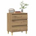 VidaXL Príborník Artisan Dub 60x35x70 cm Engineered Wood