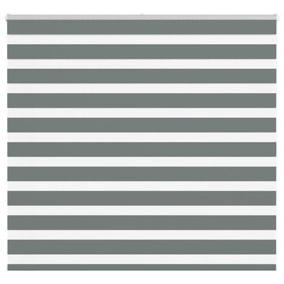 vidaXL Zebra roleta tmavošedá 160x100 cm šírka látky 155,9cm polyester