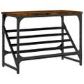 vidaXL Regál na topánky dymový dub 100x35x45 cm spracované drevo