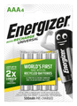 Energizer Universal AAA 500mAh 4ks nabíjacie batérie EHR016