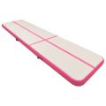 vidaXL Nafukovacia žinenka s pumpou 700x100x15 cm, PVC, ružová