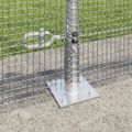 vidaXL Zvarené drôtené pletivo s betónovým základom 10 x 0,4 m