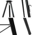vidaXL Tripod na táborák Čierna 92 x 92 x 151,5 cm Oceľ