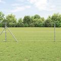 vidaXL Pevný kovaný drôtový plot 100 x 0,8 m Pozinkovaná oceľ