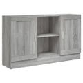 vidaXL Komoda sivý dub sonoma 120x30,5x70 cm spracované drevo