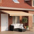 vidaXL Elektrická Retrakovateľná Markíza 4 × 3,5 m