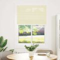 vidaXL plisovaná roleta krémová 100x150 cm Šírka látky 99,4 cm