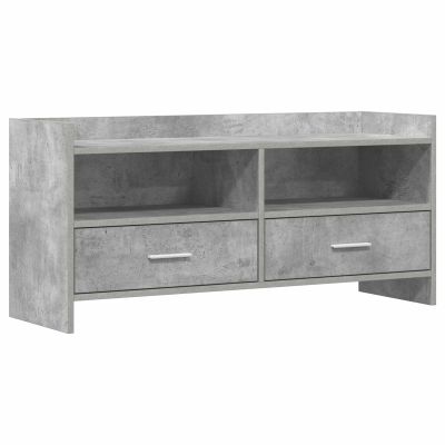 vidaXL TV skrinka 100 x 33 x 47 cm Betónovo sivá Kompozitné drevo
