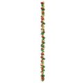 vidaXL Vianočný guľový girland LED Viacfarebný 186 cm Polystyrén