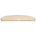 vidaXL Schodové rohože 20 ks 65x21x4 cm krémové, polkruhové, veľké