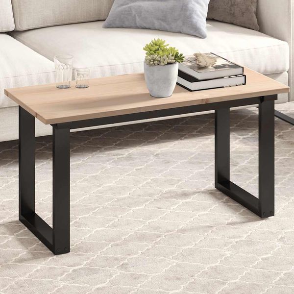 vidaXL Stolová doska 90x40x1,7 cm obdĺžniková masívna borovica