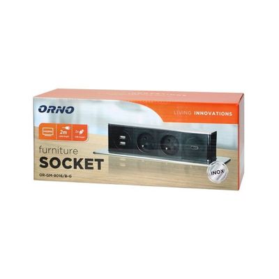 <p>Výsuvný blok zapustený ORNO OR-GM-9016/BG, 2x 230V, 1x USB, 2x HDMI, INOX Výsuvný blok zapuštěný ORNO OR-GM-9016/B-G, 2x 230V, 1x USB, 2x HDMI, INOX</p>