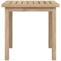 vidaXL Bočný stolík 45x45x45 cm teakový masív