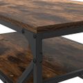 vidaXL Konferenčný stolík Dymová dub 90 x 50 x 40 cm