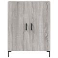 vidaXL Vysoká skrinka sivý dub sonoma 69,5x34x180 cm spracované drevo