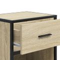 vidaXL Nočné stolíky 2 ks dub sonoma 40x31x50 cm kompozitné drevo