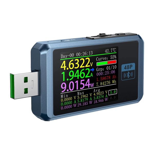 FNIRSI FNB48P BT Tester USB portov s Bluetooth