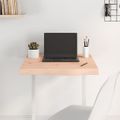 vidaXL Stolová doska 60x60x(2-6) cm neošetrený dubový masív