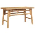 vidaXL lavička Hnedá 80 x 38 x 45 cm Bambus