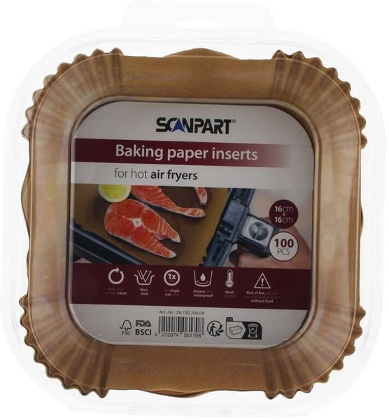 ScanPart papier na pečenie 16x16cm 100ks SCA2910070004