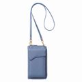 Phone bag with wallet function (18*11*5cm) blue