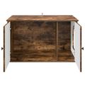 vidaXL Mačka Dom Dymový dub 85 x 55 x 50,5 cm Kompozitné drevo
