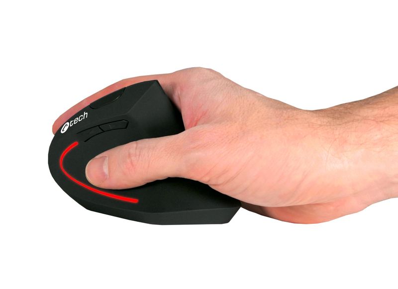 Myš C-TECH VEM-09C, vertikálna, 6 tlačidiel, 1,5 m,