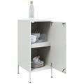 vidaXL Komody 2 ks biele 36x39x79 cm oceľ