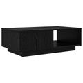 vidaXL Konferenčný stolík Čierny dub 95 x 55 x 31 cm Kompozitné drevo