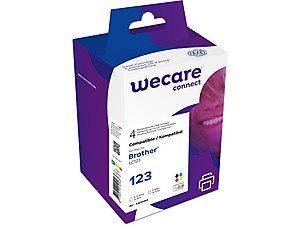 alt. multipack wecare ARMOR pre BROTHER LC123 VAL BP Black+CMY pre DCPJ4110,MFCJ4310,4410,4510 12/3x6ml